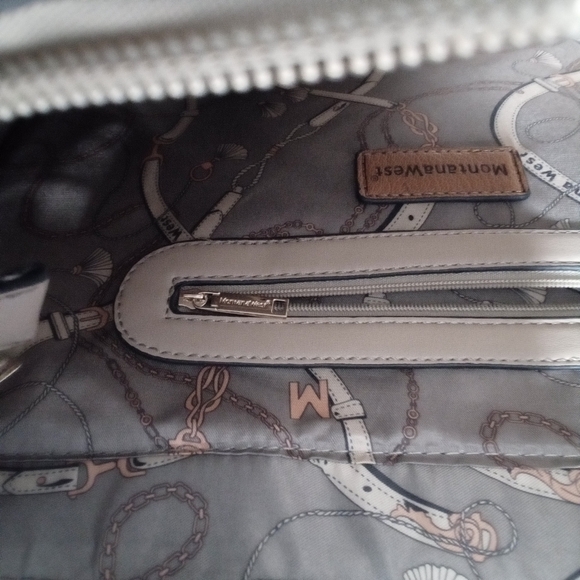 Montana West NWT Tan Faux Leather Quilted Tote Satchel Crossbody Bag $59.99 New - Picture 8 of 11